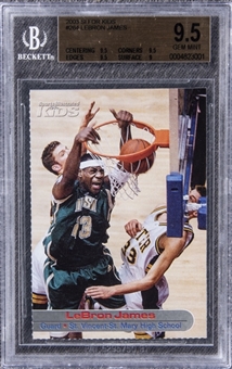 2003 SI For Kids #264 LeBron James Rookie Card - BGS GEM MT 9.5